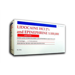 Lidocaine HCL 2% Epi 1:100,000